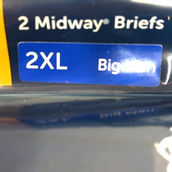 Jockey Classics Midway Briefs Y Front Fly Big Man 2XL NWT NOS - Picture 8 of 9